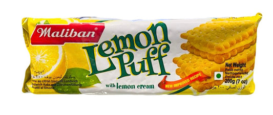 ලෙමන් පෆ්    Maliban  Lemon Puff Biscuit 200g