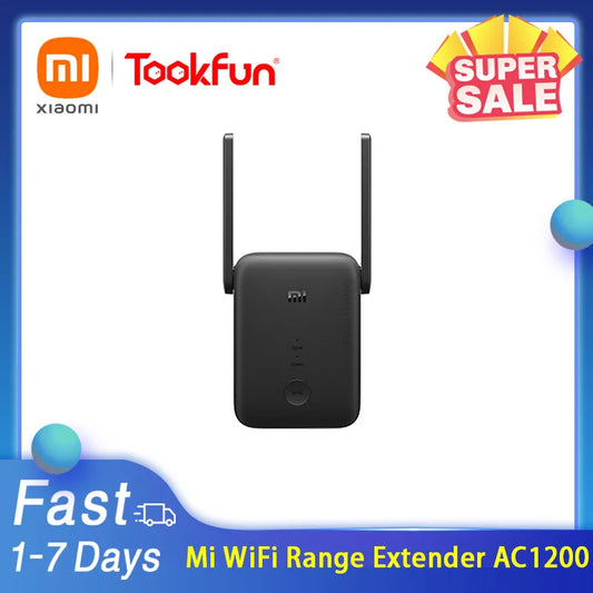 New Global Version Xiaomi Mi WiFi Range Extender AC1200 1200Mbps Ethernet Port 2.4GHz And 5GHz Band Amplifier WiFi Signal Router