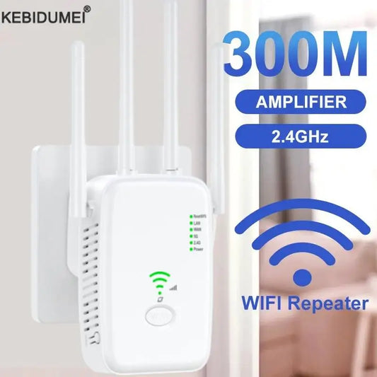 300Mbps 2.4G Wifi Range Repeater Wi-Fi Amplifier Home Network Extender Wi-Fi AP Mode Extendor Long Internet WPS Router