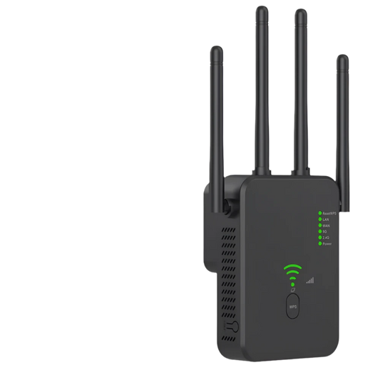 1200Mbps Wireless WiFi Repeater Wifi Signal Booster Dual-Band 2.4G 5G WiFi Extender 802.11ac Gigabit WiFi Amplifier WPS Router