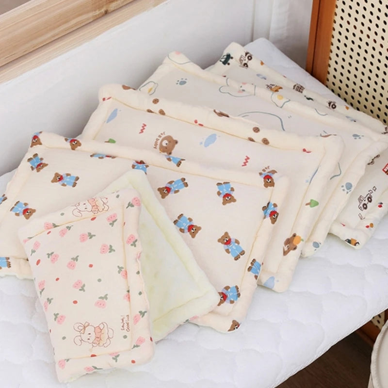 Cotton Baby Bedding Pillow Gentle Support Newborn Baby Pillow for Infants Sleep